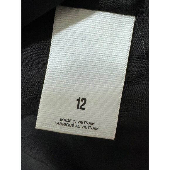 Express Houndstooth Wool Blend Blazer Jacket Black White Academia Womens 12 - Picture 11 of 14